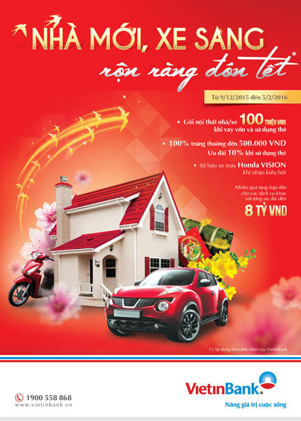 VietinBank khuyến mãi lớn nhân dịp Tết 2016 ảnh 1