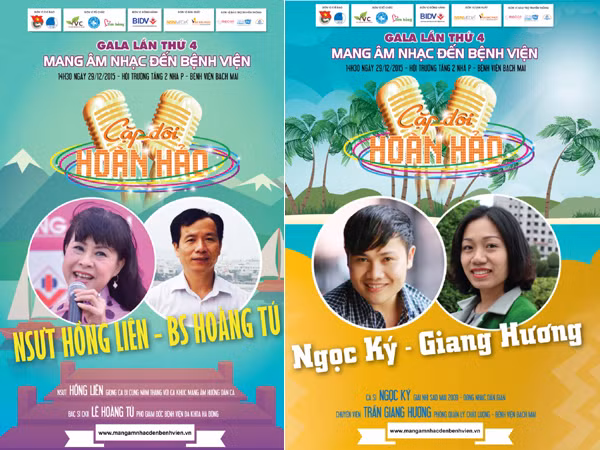 "Cặp đôi hoàn hảo" lần đầu "ghé thăm" chương trình mang âm nhạc đến bệnh viện ảnh 2