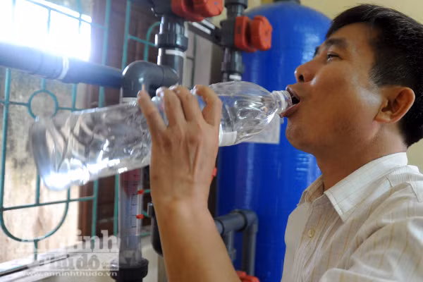 Cận cảnh công nghệ xử lý nước hồ và lọc nước uống được tại vòi được đặt hàng riêng cho Hà Nội ảnh 10