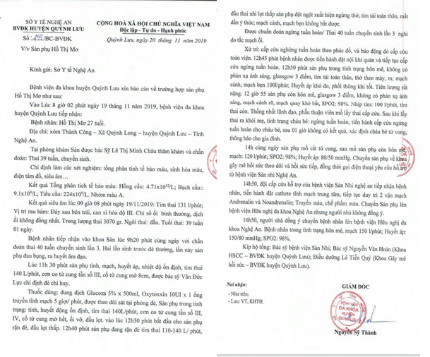 Mẹ nguy kịch, thai nhi tử vong khi sinh ở bệnh viện nghi do tắc mạch ối ảnh 1