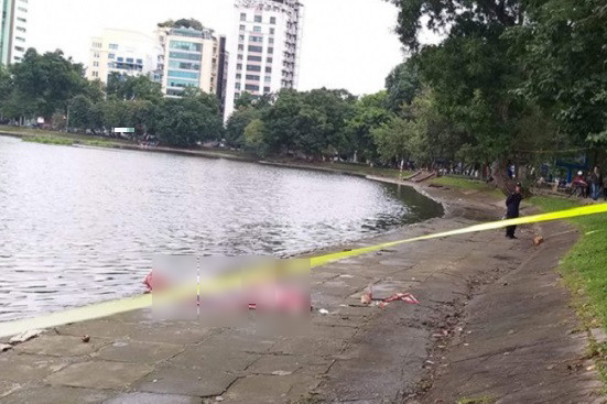 Phát hiện thi thể người đàn ông nổi trên hồ Thiền Quang ảnh 1