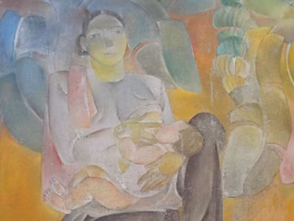 Phục chế thành công hai bức tranh sơn dầu nổi tiếng ảnh 1