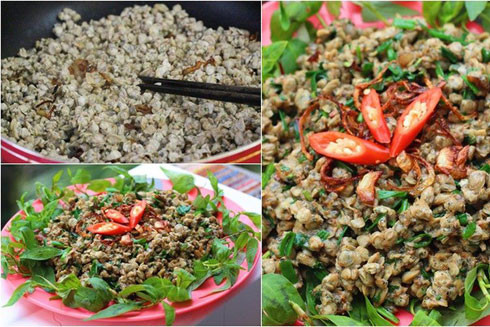 Thanh mát món ăn mùa hè chế biến từ hến ảnh 1