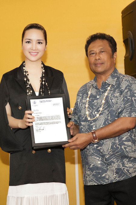 Hoa hậu Giáng My làm Đại sứ Thiện chí cho quốc đảo Palau ảnh 4