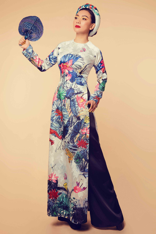 Rũ bỏ hình ảnh sexy, "nữ hoàng ảnh lịch" Y Phụng đài các với áo dài ảnh 3