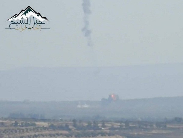 Trực thăng Mi-24 của quân đội Syria bị phiến quân bắn hạ ảnh 1