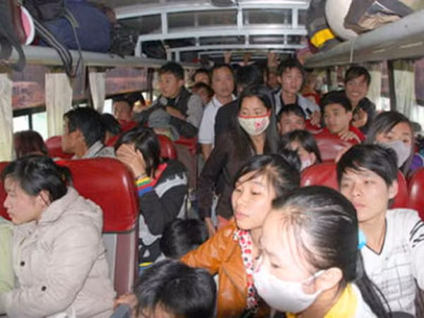 Gặp xe nhồi nhét khách, gọi ngay đường dây nóng ảnh 1