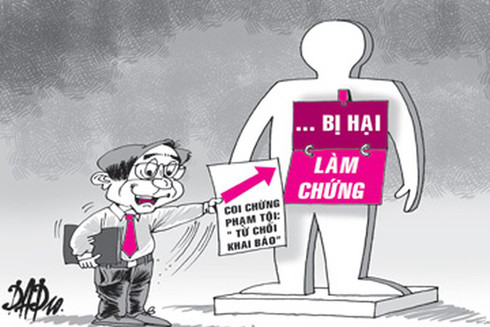 Từ chối khai báo không có lý do chính đáng có thể bị truy cứu trách nhiệm hình sự ảnh 1