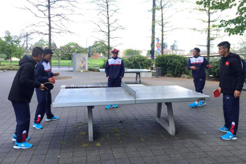 ĐT U20 Việt Nam tập huấn tại Đức: Các cầu thủ thích nghi nhanh ảnh 1