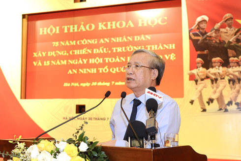 Lực lượng Công an nhân dân giữ vai trò nòng cốt, xung kích bảo vệ an ninh Tổ quốc ảnh 1