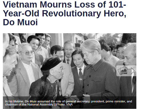 Lãnh đạo các nước gửi điện chia buồn nguyên Tổng Bí thư Đỗ Mười ảnh 1