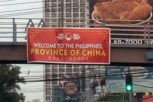 Philippines điều tra xung quanh biểu ngữ gây phẫn nộ ở Thủ đô Manila ảnh 1