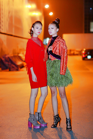 Phí Phương Anh đọ dáng bên Quán quân Next Top Ngọc Châu ảnh 5