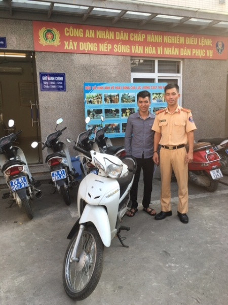 Cảnh sát giao thông liên tiếp phát hiện xe bị mất trộm ảnh 1