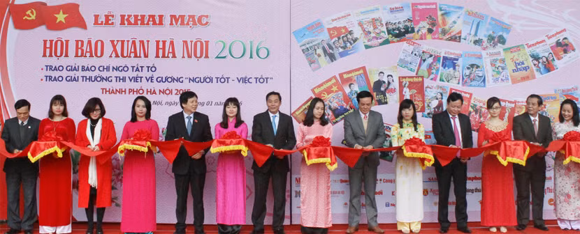Khai mạc Hội báo Xuân Bính Thân - Hà Nội 2016 ảnh 1