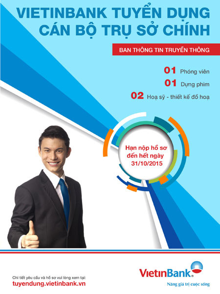 Ban Thông tin Truyền thông VietinBank tuyển dụng nhân sự ảnh 1