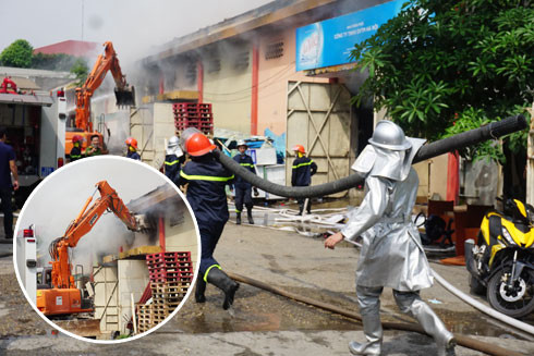 Sau vụ cháy lớn, tổng rà soát các kho hàng tại Cảng Hà Nội ảnh 1