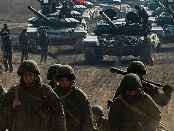 Nga triển khai một lực lượng quân sự khủng áp sát biên giới Ukraine ảnh 1