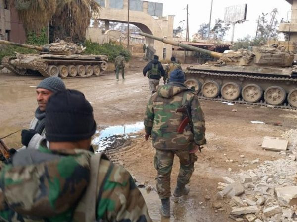 Quân đội Syria đập tan hầu hết các tuyến phòng thủ của IS ở nam Damascus ảnh 1 Quân đội Syria đập tan hầu hết các tuyến phòng thủ của IS ở nam Damascus ảnh 1