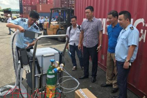 Đã có thiết bị kiểm tra phế liệu nhập khẩu tại chỗ ảnh 1