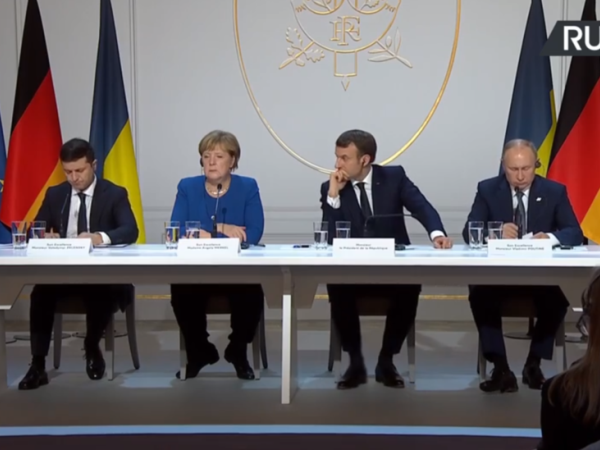 "Bộ tứ Normandy" nhất trí thực thi ngừng bắn ngay lập tức tại miền Đông Ukraine ảnh 1