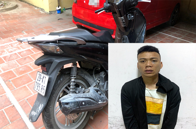 Kẻ gây ra hàng loạt vụ trộm cắp xe SH trong đêm sa lưới như thế nào? ảnh 1