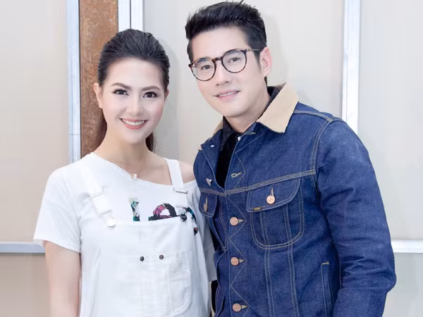 Hoa Hậu Mai Hà Ngân hội ngộ siêu sao Thái Lan Mario Maurer ảnh 5