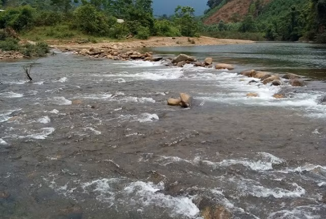 Khe Trồ nơi xảy ra vụ tai nạn