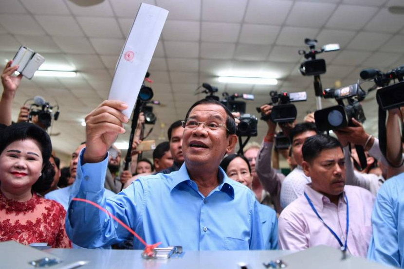 Campuchia: Đảng CPP của Thủ tướng Hun Sen thắng áp đảo trong bầu cử Quốc hội khóa VI ảnh 1