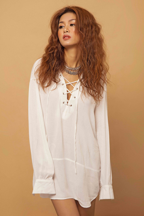 Oanh Yến cá tính với phong cách du mục ảnh 3 Oanh Yến cá tính với phong cách du mục ảnh 3