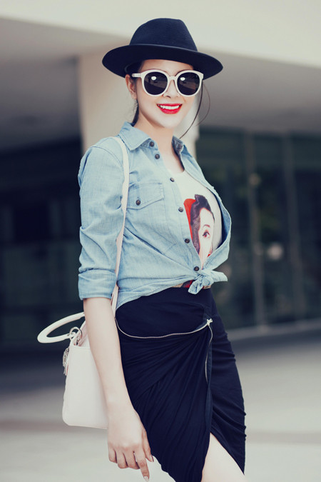 Diễn viên Sella Trương diện street style ấn tượng xuống phố ảnh 7