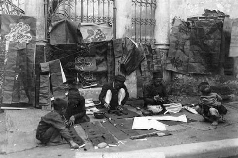 Khác lạ chợ Tết xưa Hà Nội ảnh 2