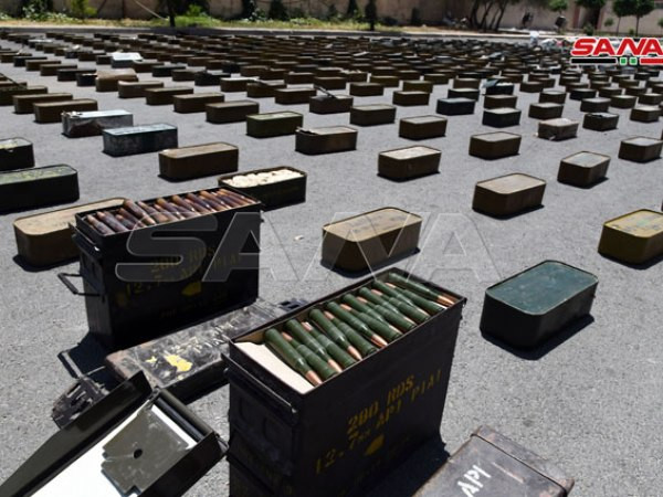 SAA phát hiện kho vũ khí lớn ở Nam Syria ảnh 1