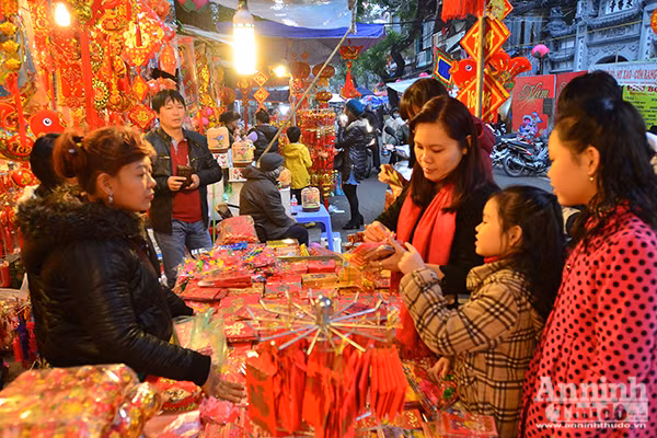 Chợ hoa Hàng Lược vào xuân ảnh 9