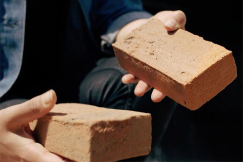 Sản xuất gạch từ tóc người và phân ngựa tái chế ảnh 1