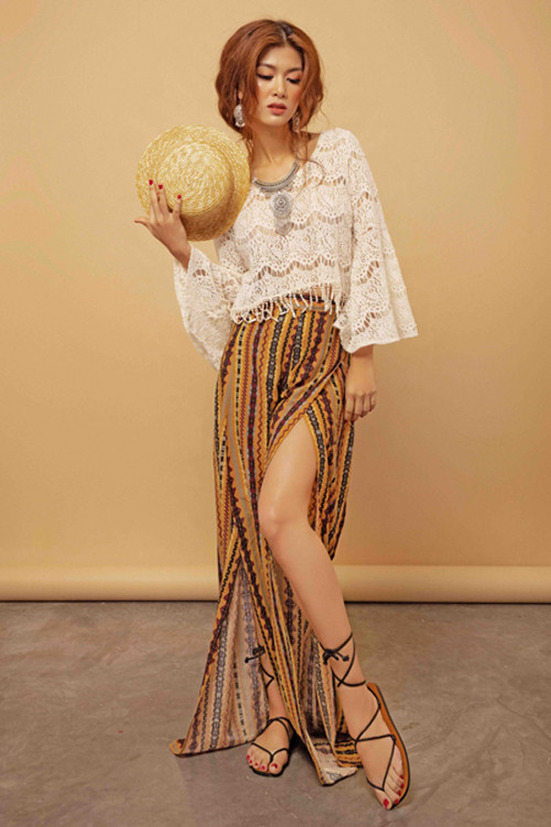 Oanh Yến cá tính với phong cách du mục ảnh 7 Oanh Yến cá tính với phong cách du mục ảnh 7