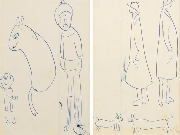 Bức vẽ "nguệch ngoạc" giá "khủng" ảnh 1