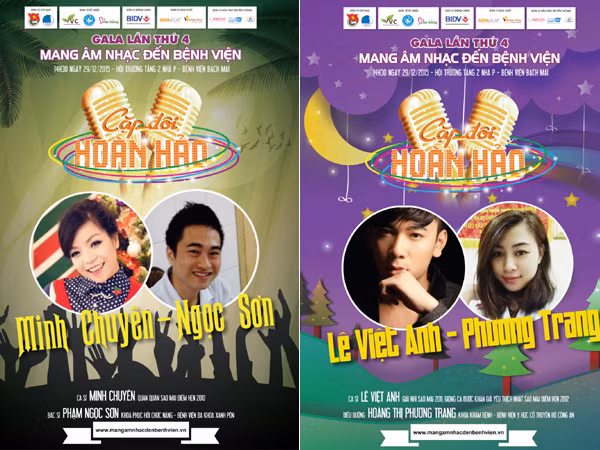 "Cặp đôi hoàn hảo" lần đầu "ghé thăm" chương trình mang âm nhạc đến bệnh viện ảnh 1