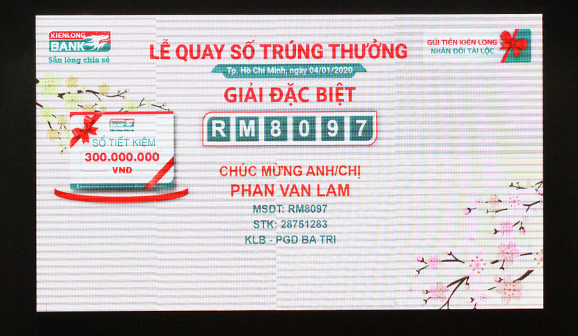 313 khách hàng gửi tiết kiệm Kienlongbank trúng thưởng 2,7 tỷ đồng ảnh 1