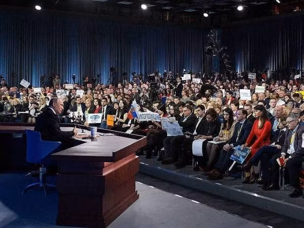 Tổng thống V.Putin tổ chức họp báo lớn lần thứ 15 ảnh 1