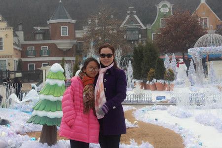 Nữ hoàng doanh nhân Kim Chi đón Giáng sinh sớm ở Hàn Quốc ảnh 4