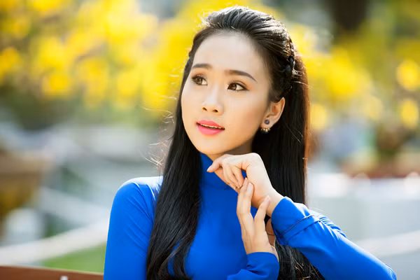 Cao An An khoe sắc với áo dài, chia sẻ ước mong đầu Xuân mới ảnh 3