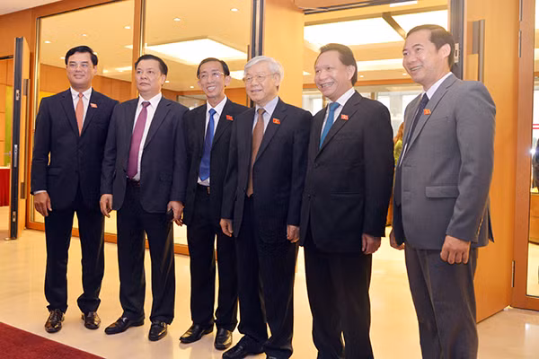 Những hình ảnh mới nhất về phiên khai mạc Kỳ họp thứ 11, Quốc hội khoá XIII ảnh 4