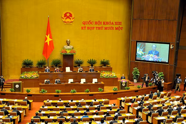 Những hình ảnh mới nhất về phiên khai mạc Kỳ họp thứ 11, Quốc hội khoá XIII ảnh 3