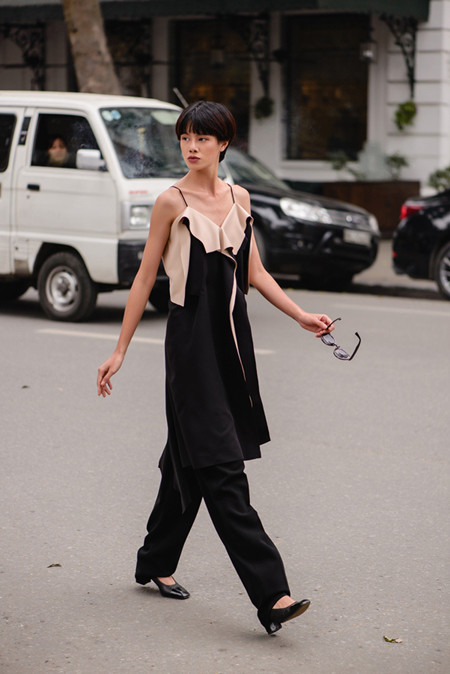 Đỗ Hà Next top model sành điệu xuống phố Hà Nội ảnh 3