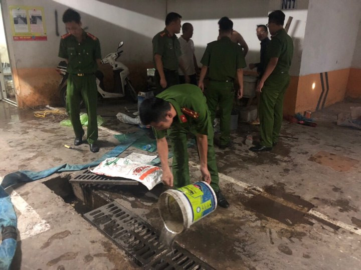 Quận Hoàng Mai huy động lực lượng thau rửa toàn bộ bể nước trong khu đô thị HH ảnh 1 Quận Hoàng Mai huy động lực lượng thau rửa toàn bộ bể nước trong khu đô thị HH ảnh 1