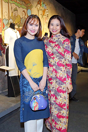 Hoa hậu Hương Giang nổi bật tại triển lãm áo dài ảnh 9 Hoa hậu Hương Giang nổi bật tại triển lãm áo dài ảnh 9