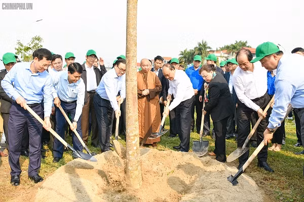 Thủ tướng Nguyễn Xuân Phúc: Mỗi gia đình trồng một cây xanh để Thủ đô hoa nở bốn mùa ảnh 1