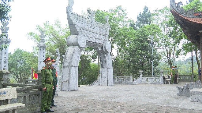 Triển khai phương án đảm bảo an ninh trật tự lễ Giỗ Tổ Hùng Vương ảnh 1