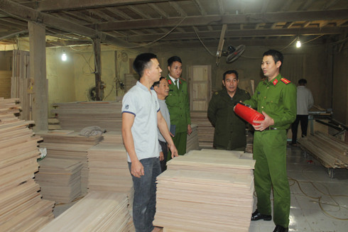 Mô hình hay ở làng gỗ Hữu Bằng: Xây bể nước ngừa hỏa hoạn ảnh 2